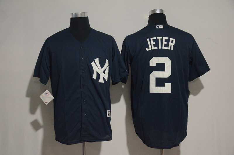 New York Yankees #2 Derek Jeter Navy Blue New Cool Base Stitched Jersey,We sell and wholesale New York Yankees #2 Derek Jeter Navy Blue New Cool Base Stitched Jersey on line form chian!